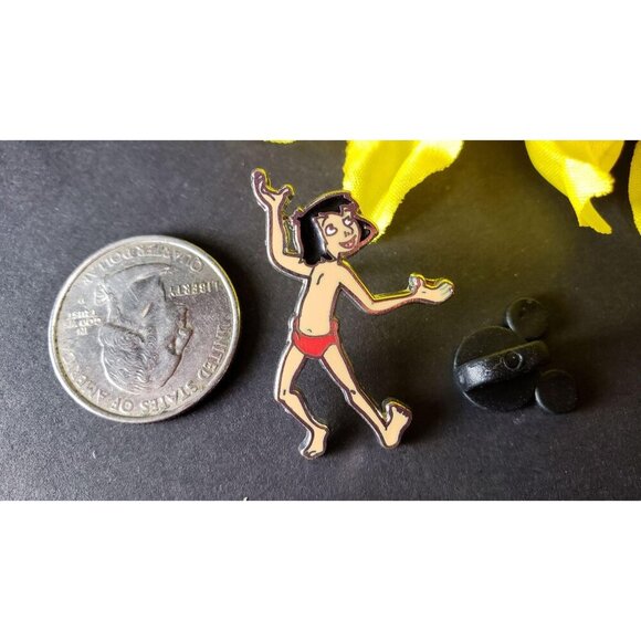 Disney Mowgli Boy Trading Pin Jungle Book Lapel Pin Brooch Jewelry Accessories - Picture 2 of 5